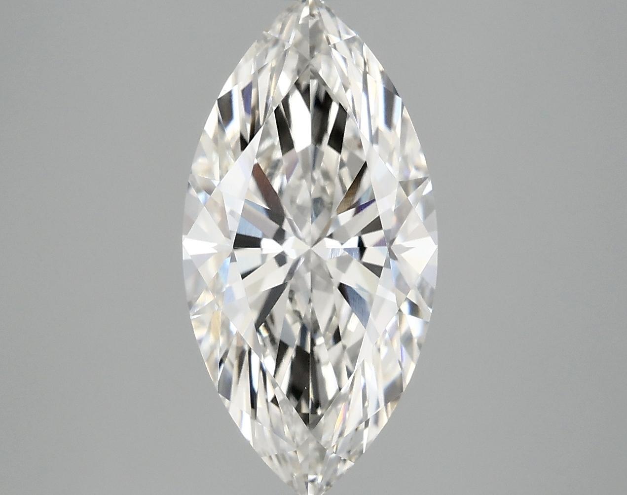 2.46 Carat Marquise Shaped Ideal Cut VS1 IGI Certified Lab Grown Diamond