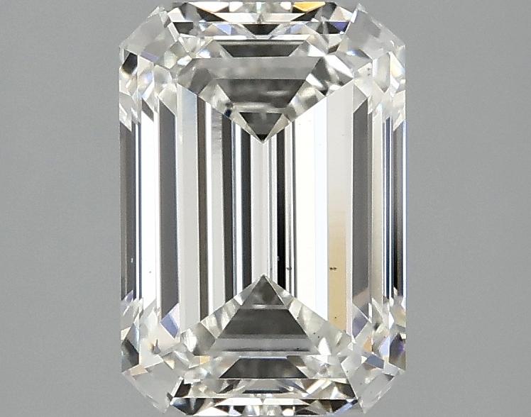 2.1 Carat Emerald Shaped Ideal Cut VS2 IGI Certified Lab Grown Diamond