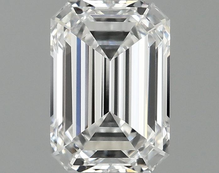 1.08 Carat Emerald Shaped Ideal Cut VVS2 IGI Certified Lab Grown Diamond