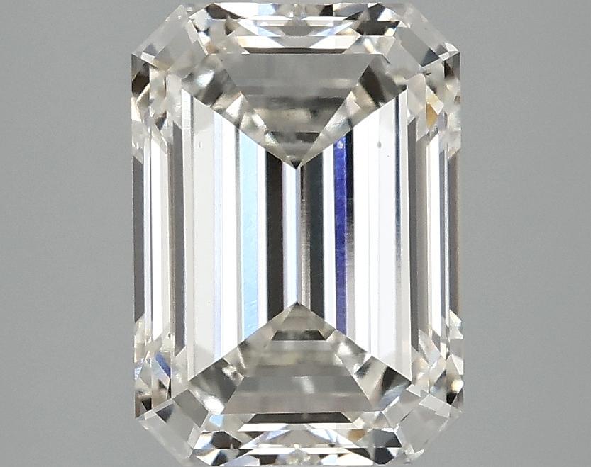 3.07 Carat Emerald Shaped Ideal Cut VS2 IGI Certified Lab Grown Diamond
