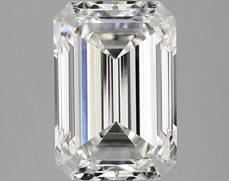2.86 Carat Emerald Shaped Ideal Cut VS1 IGI Certified Lab Grown Diamond