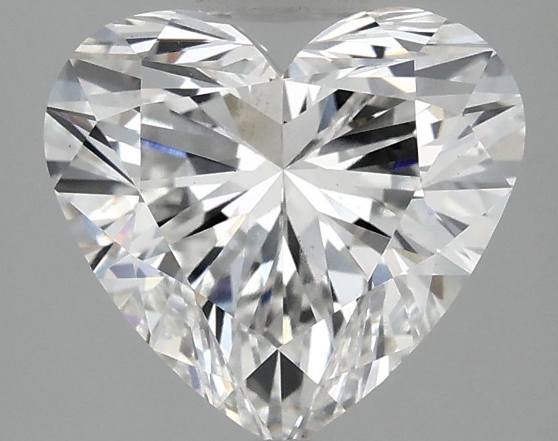 3.07 Carat Heart Shaped Ideal Cut VS2 IGI Certified Lab Grown Diamond
