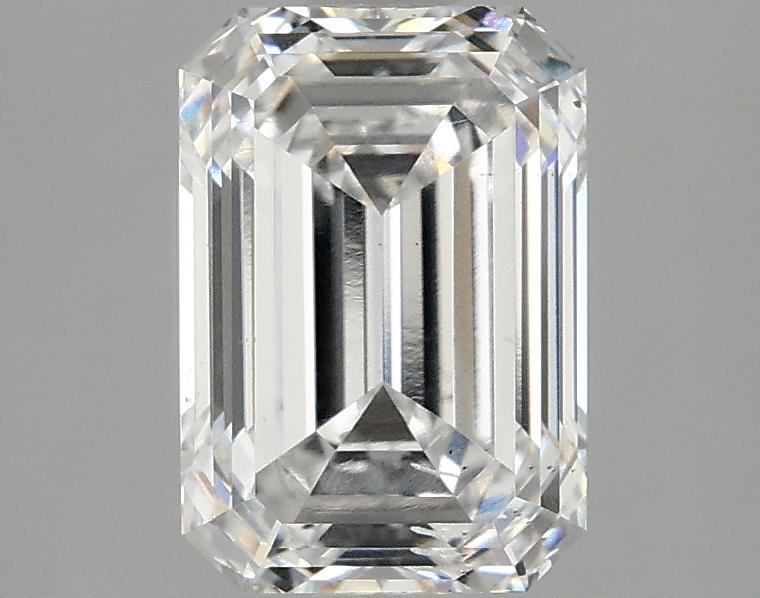 1.98 Carat Emerald Shaped Ideal Cut SI1 IGI Certified Lab Grown Diamond