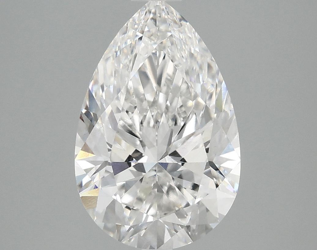 3.08 Carat Pear Shaped Excellent Cut VS1 IGI Certified Lab Grown Diamond