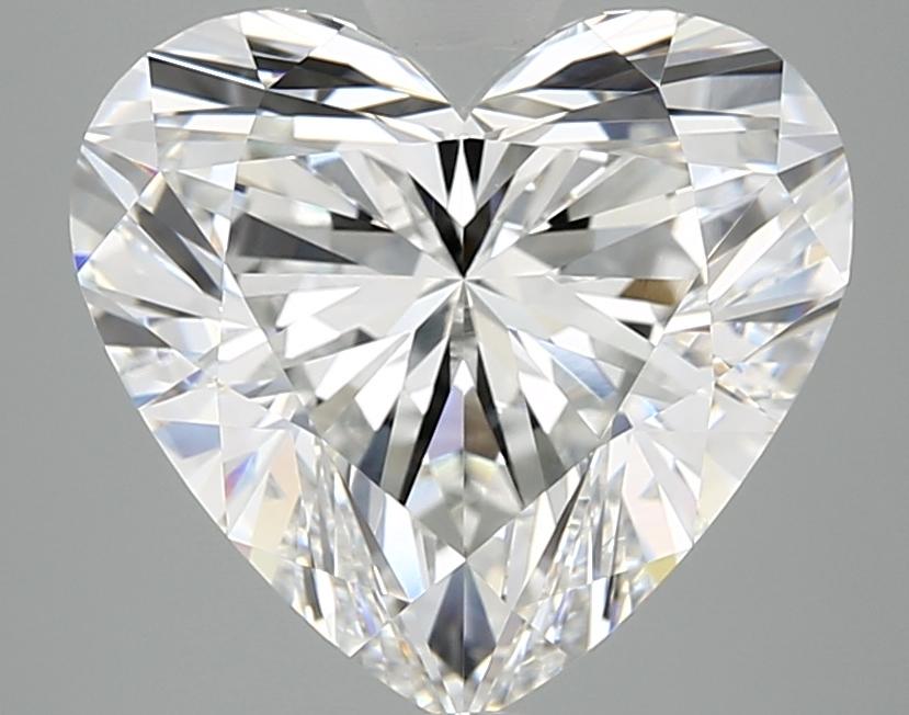 5.06 Carat Heart Shaped Ideal Cut VVS2 IGI Certified Lab Grown Diamond