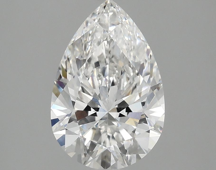 2.05 Carat Pear Shaped Excellent Cut VVS2 IGI Certified Lab Grown Diamond
