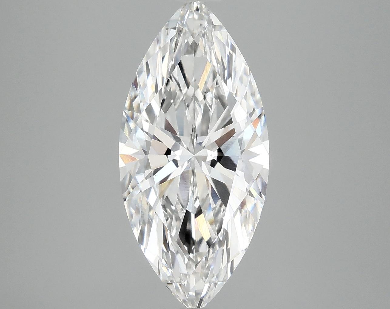 2.91 Carat Marquise Shaped Excellent Cut VS1 IGI Certified Lab Grown Diamond