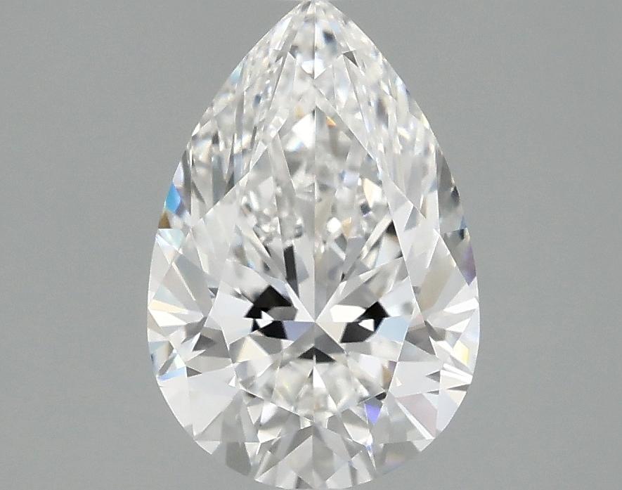 1.58 Carat Pear Shaped Excellent Cut VVS2 IGI Certified Lab Grown Diamond