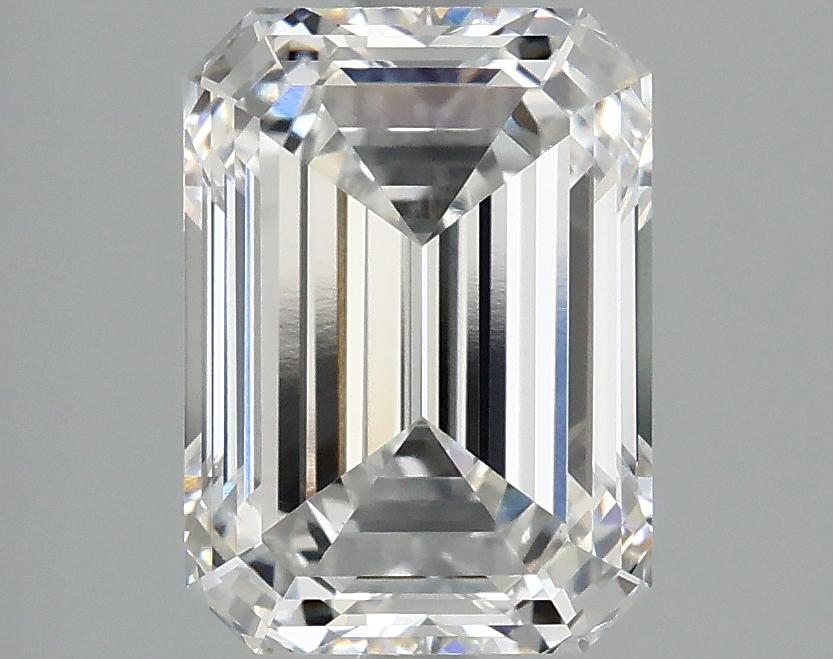 3.05 Carat Emerald Shaped Excellent Cut VVS2 IGI Certified Lab Grown Diamond
