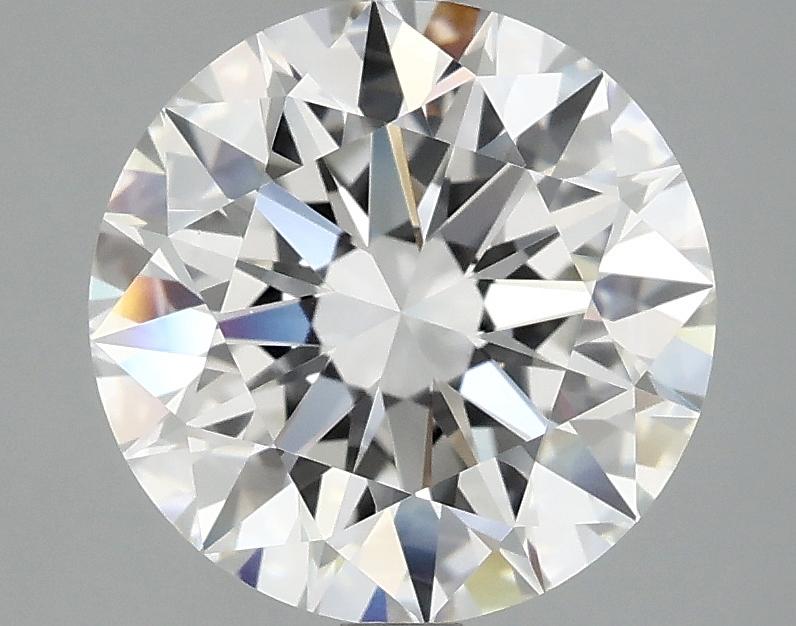 3.09 Carat Round Shaped Ideal Cut VVS2 IGI Certified Lab Grown Diamond