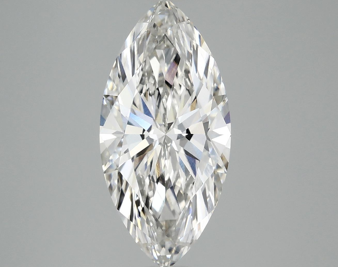 3.09 Carat Marquise Shaped Excellent Cut VS1 IGI Certified Lab Grown Diamond