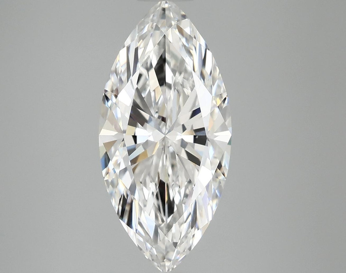 3.05 Carat Marquise Shaped Excellent Cut VVS2 IGI Certified Lab Grown Diamond