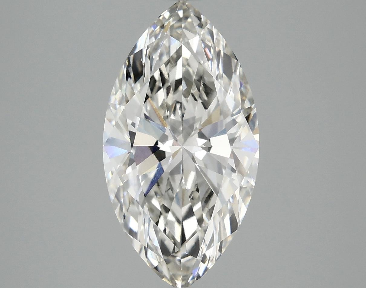 2.98 Carat Marquise Shaped Excellent Cut VVS2 IGI Certified Lab Grown Diamond