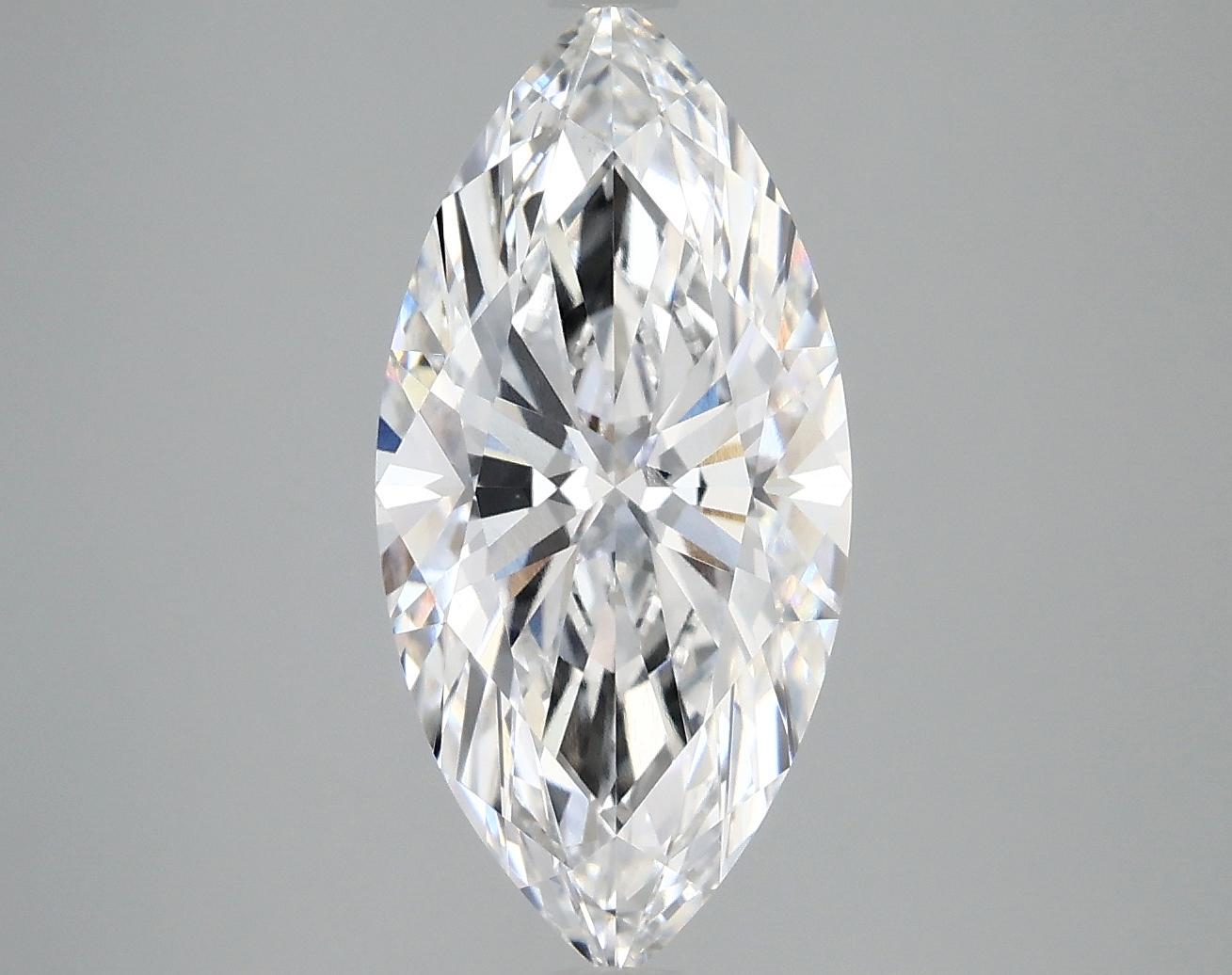3.06 Carat Marquise Shaped Excellent Cut VS1 IGI Certified Lab Grown Diamond
