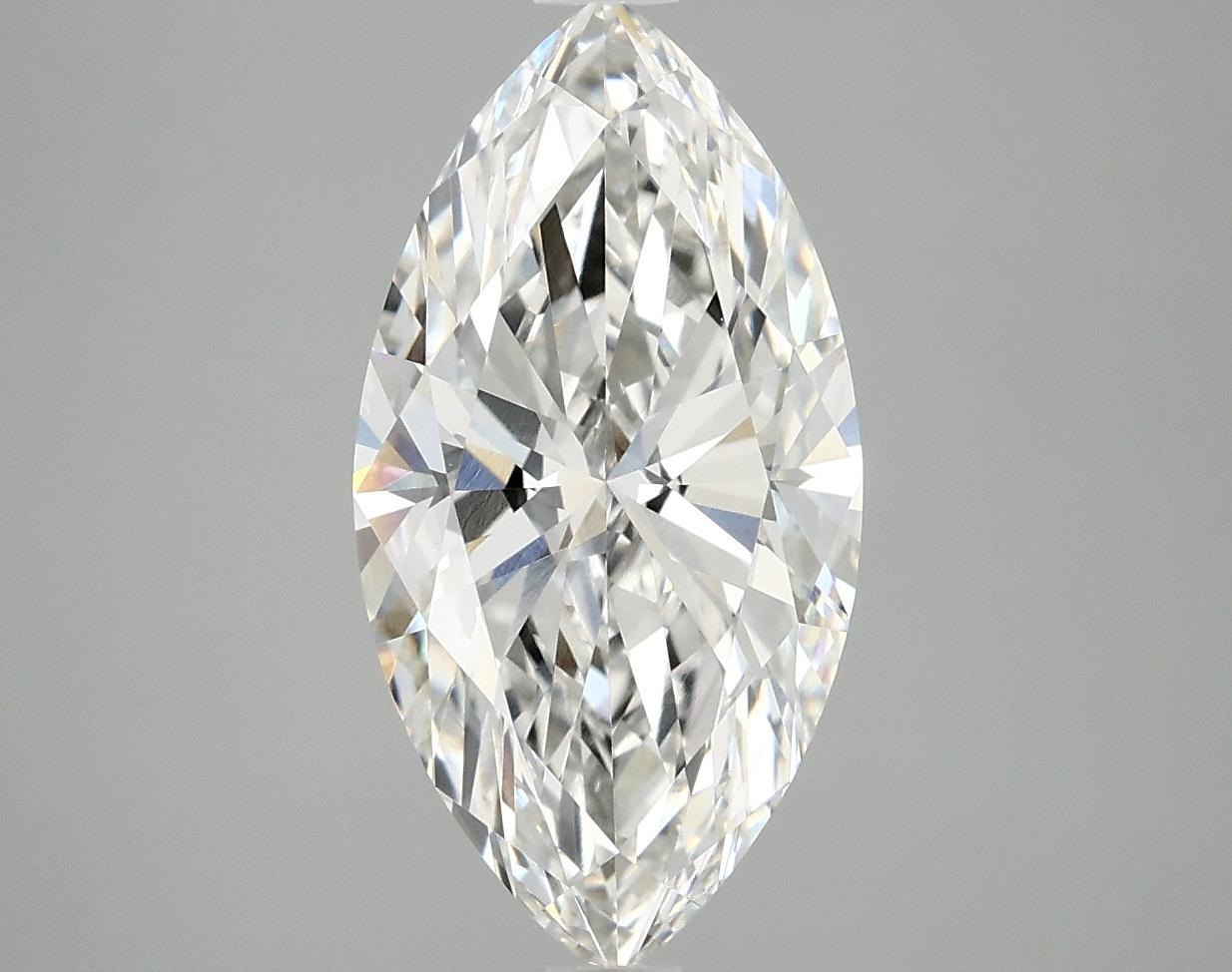 2.98 Carat Marquise Shaped Ideal Cut VVS2 IGI Certified Lab Grown Diamond