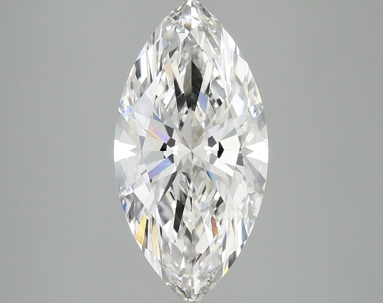 2.97 Carat Marquise Shaped Ideal Cut VS2 IGI Certified Lab Grown Diamond