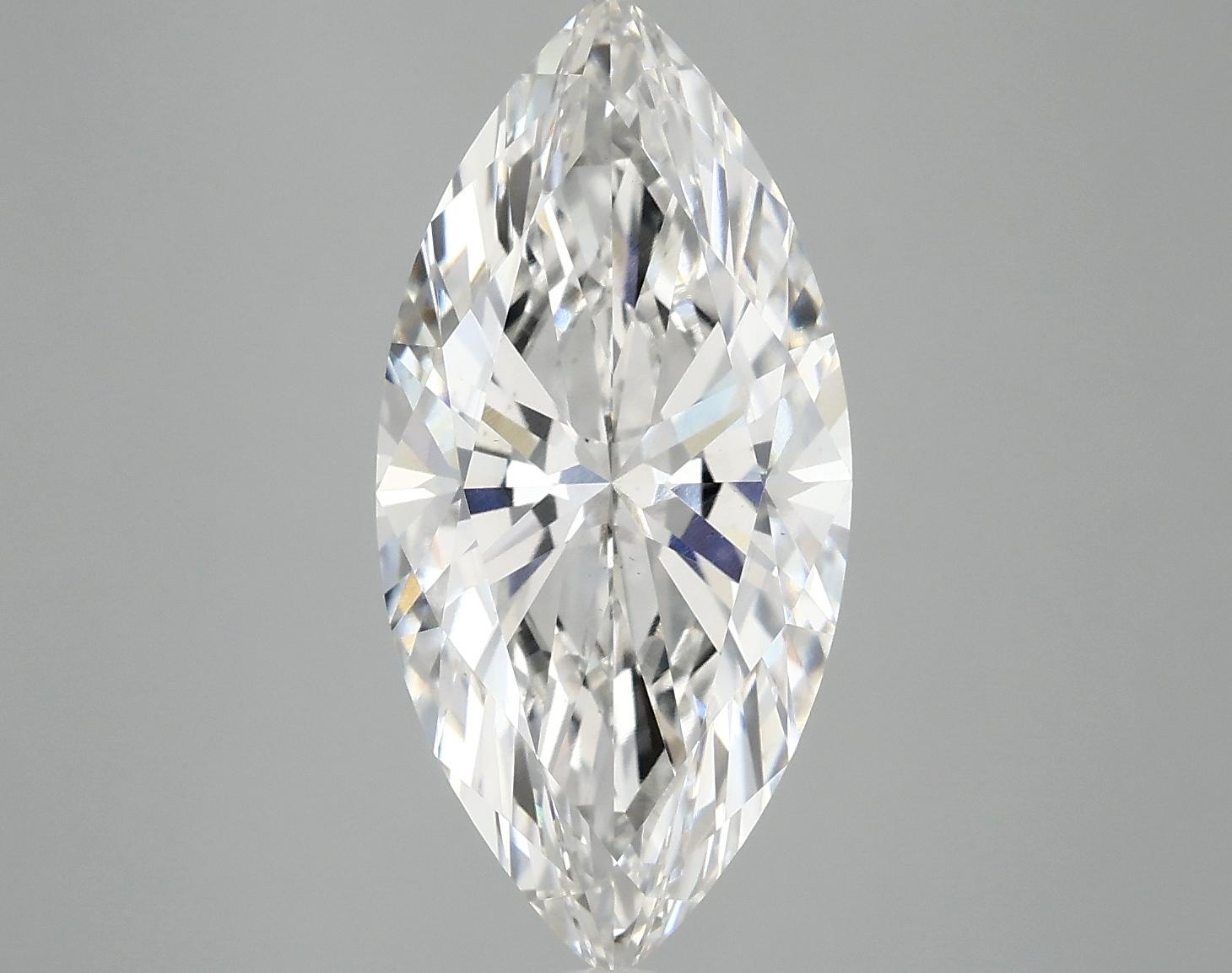 3.91 Carat Marquise Shaped Excellent Cut VS1 IGI Certified Lab Grown Diamond
