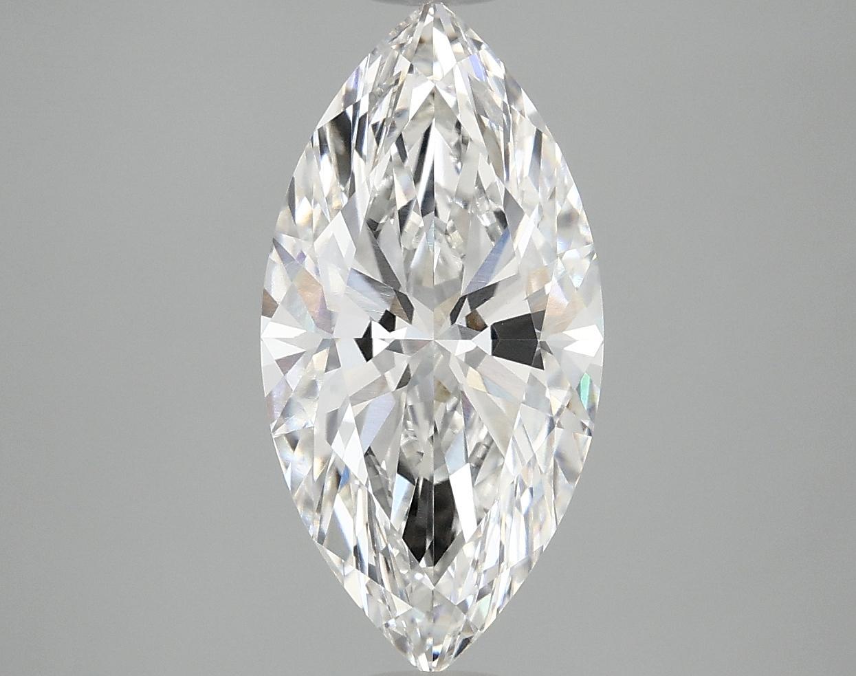 3.01 Carat Marquise Shaped Ideal Cut VVS2 IGI Certified Lab Grown Diamond