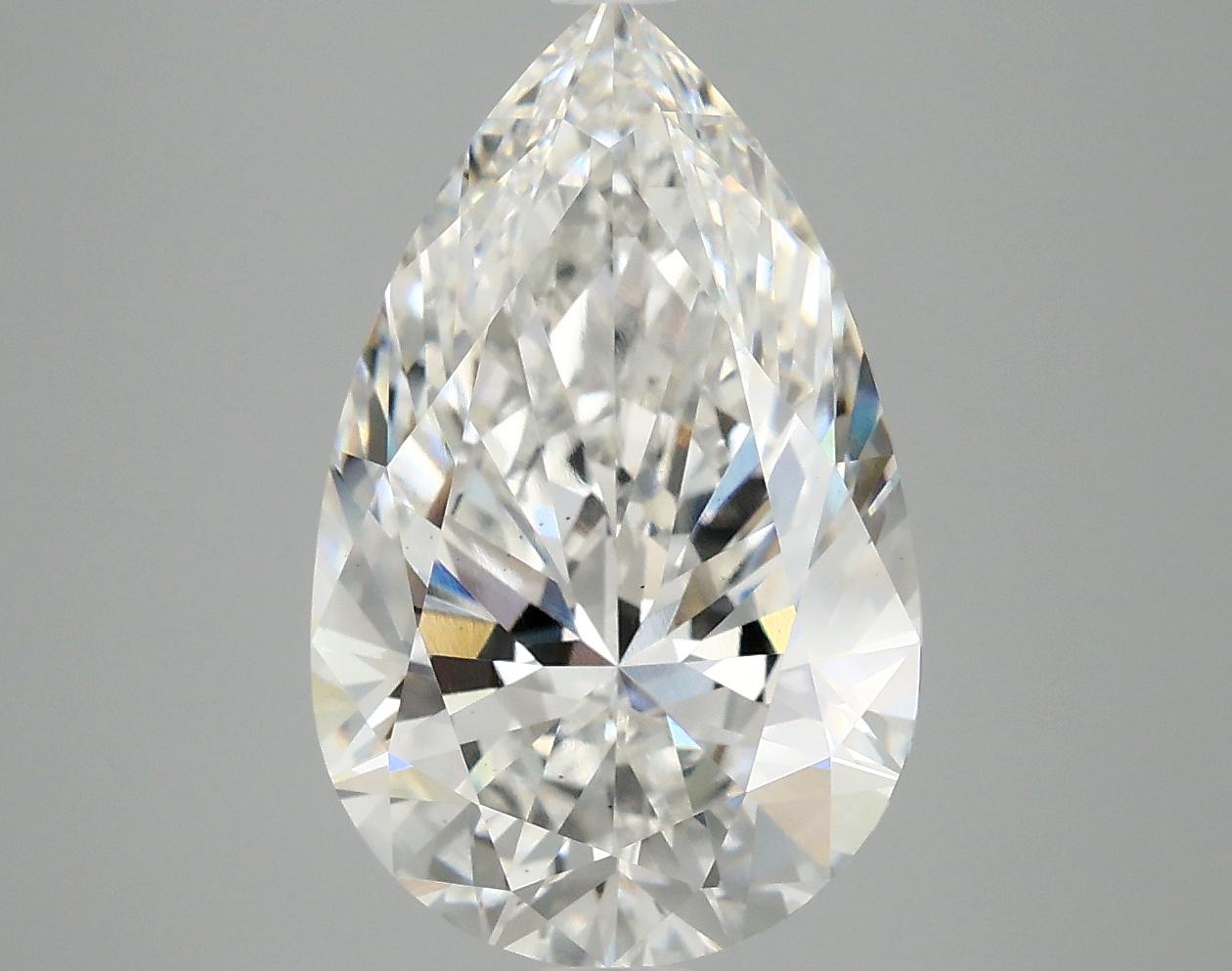 5.04 Carat Pear Shaped Ideal Cut VS2 IGI Certified Lab Grown Diamond