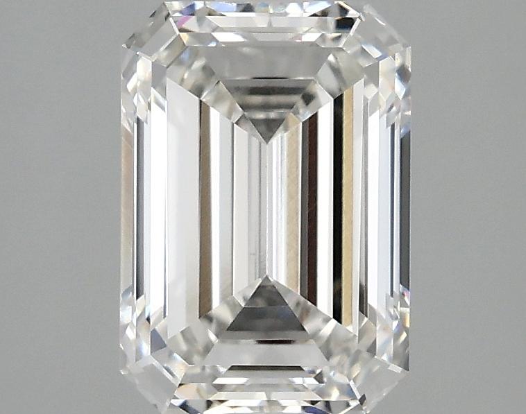 1.99 Carat Emerald Shaped Ideal Cut VVS2 IGI Certified Lab Grown Diamond