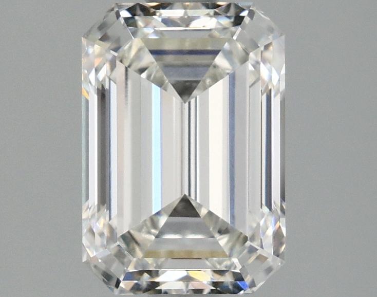 1.97 Carat Emerald Shaped Ideal Cut VVS2 IGI Certified Lab Grown Diamond