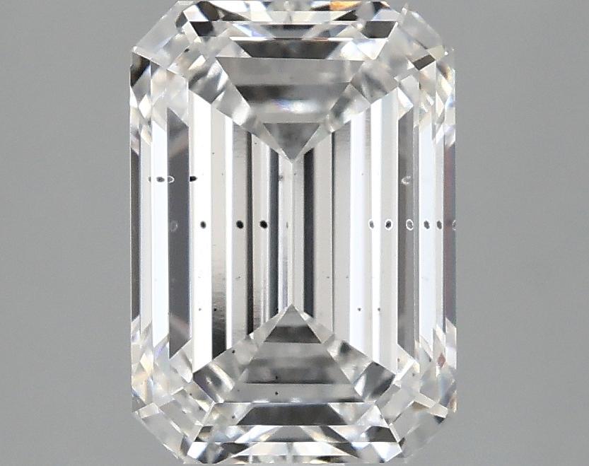 2.97 Carat Emerald Shaped Ideal Cut SI1 IGI Certified Lab Grown Diamond