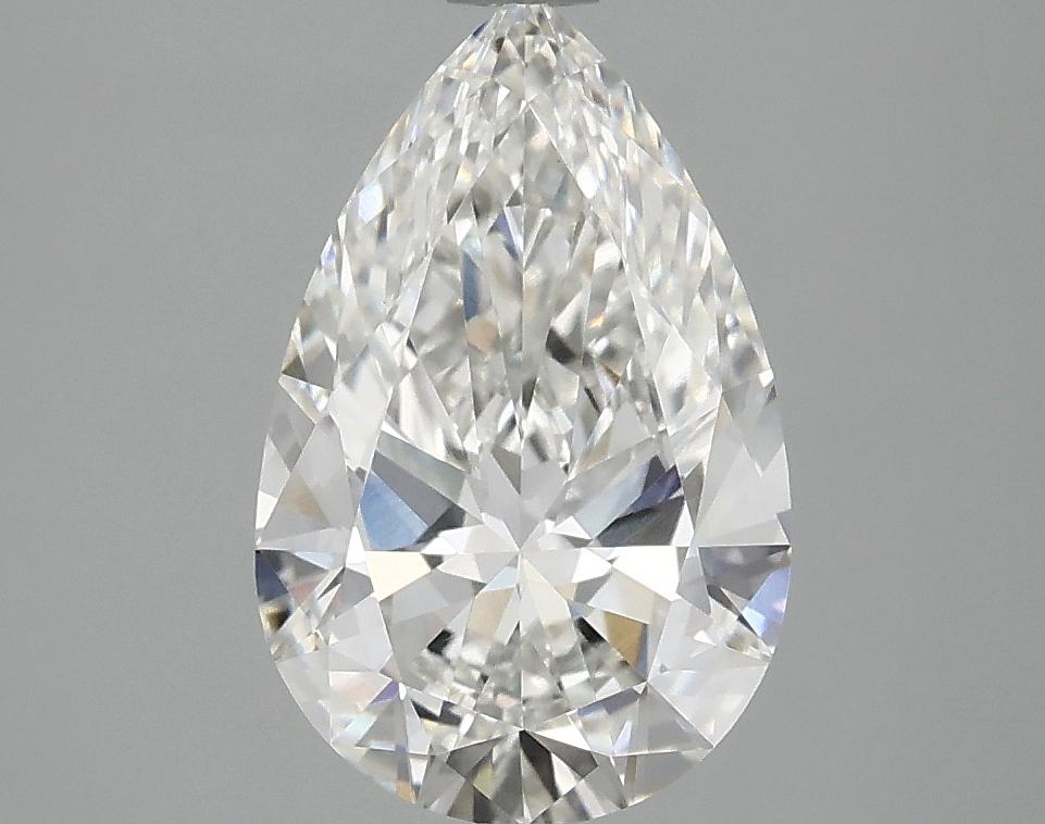 2.01 Carat Pear Shaped Ideal Cut VVS2 IGI Certified Lab Grown Diamond