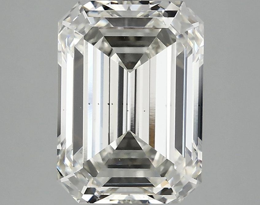 3.08 Carat Emerald Shaped Excellent Cut VS2 IGI Certified Lab Grown Diamond