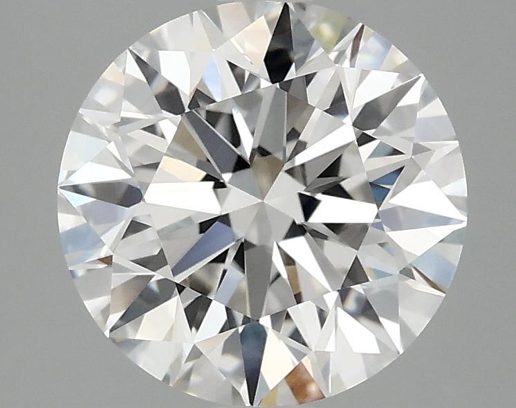 2.44 Carat Round Shaped Excellent Cut VVS2 IGI Certified Lab Grown Diamond