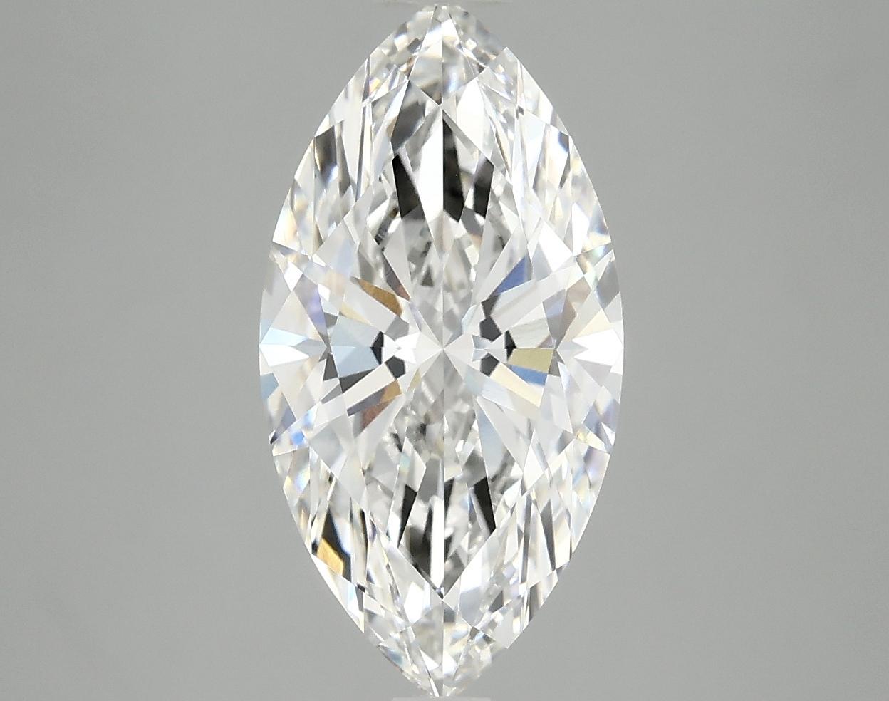 3.01 Carat Marquise Shaped Ideal Cut VVS1 IGI Certified Lab Grown Diamond