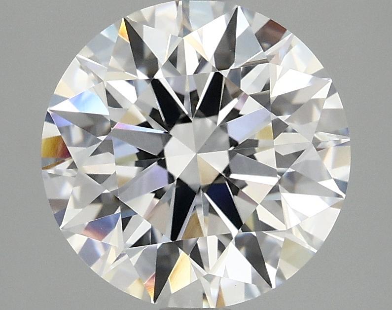 3.09 Carat Round Shaped Ideal Cut VVS2 IGI Certified Lab Grown Diamond