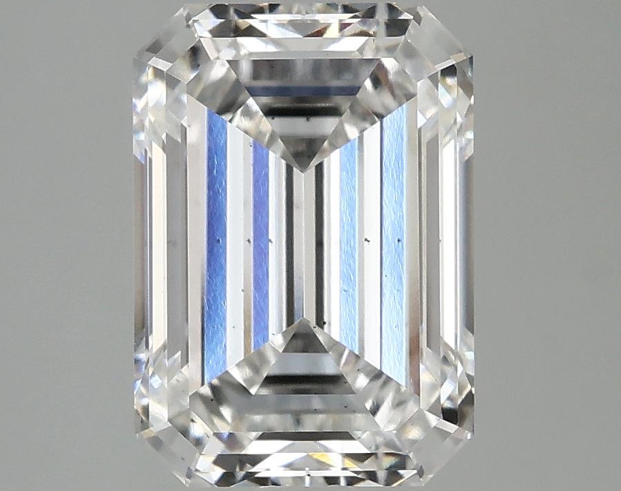 3.51 Carat Emerald Shaped Ideal Cut SI1 IGI Certified Lab Grown Diamond