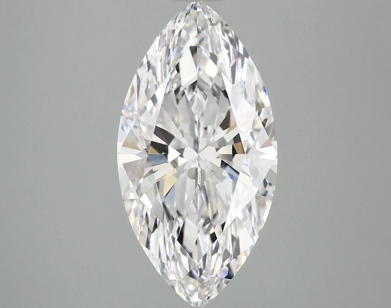 2.99 Carat Marquise Shaped Ideal Cut VVS2 IGI Certified Lab Grown Diamond