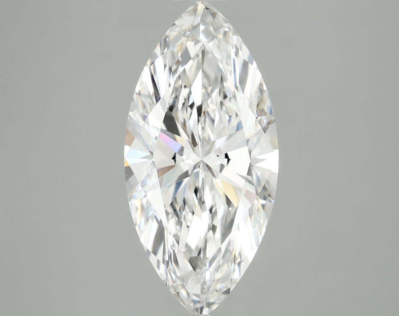 2.97 Carat Marquise Shaped Excellent Cut VS1 IGI Certified Lab Grown Diamond
