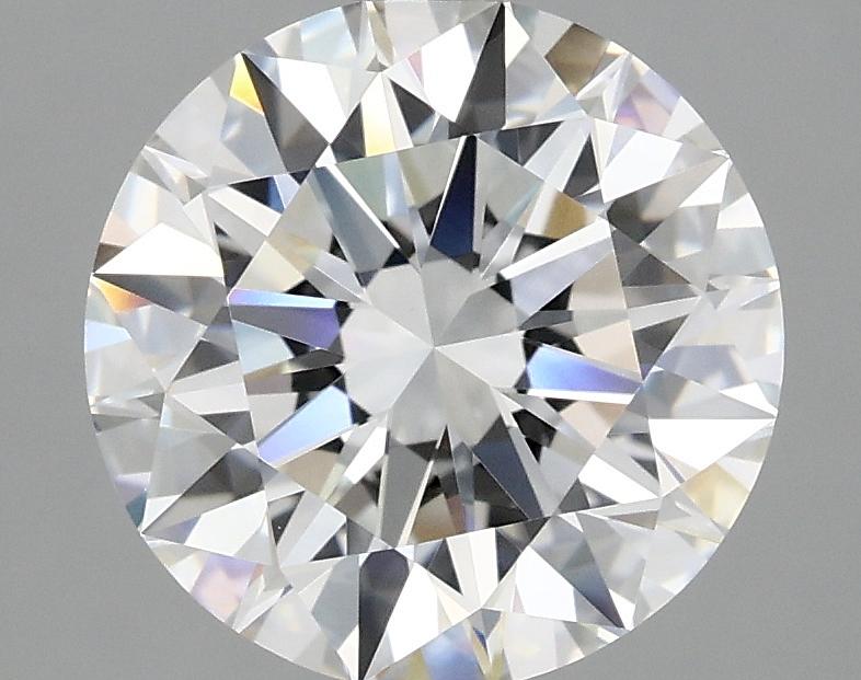 3.08 Carat Round Shaped Ideal Cut VVS2 IGI Certified Lab Grown Diamond