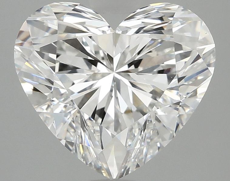 2.98 Carat Heart Shaped Ideal Cut VS1 IGI Certified Lab Grown Diamond