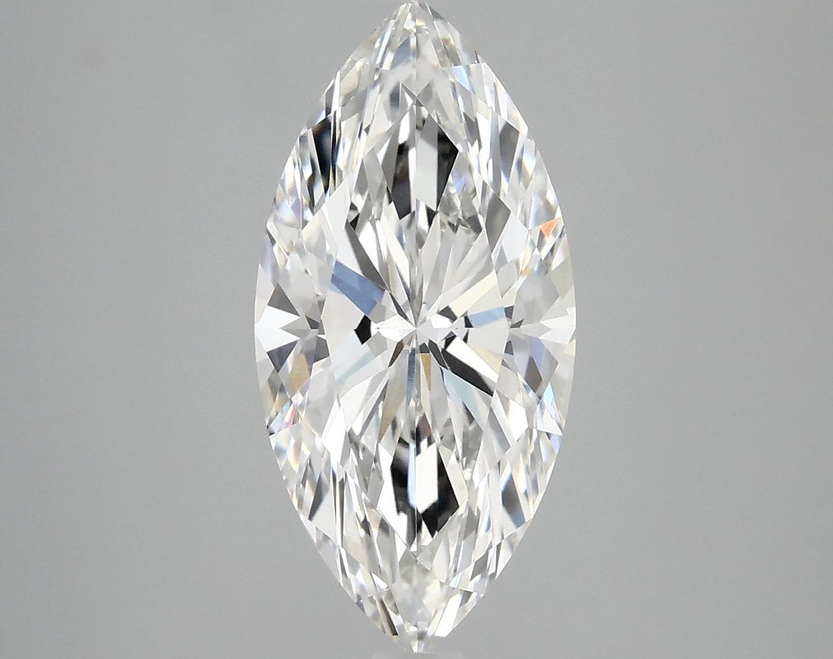 3.02 Carat Marquise Shaped Excellent Cut VVS2 IGI Certified Lab Grown Diamond