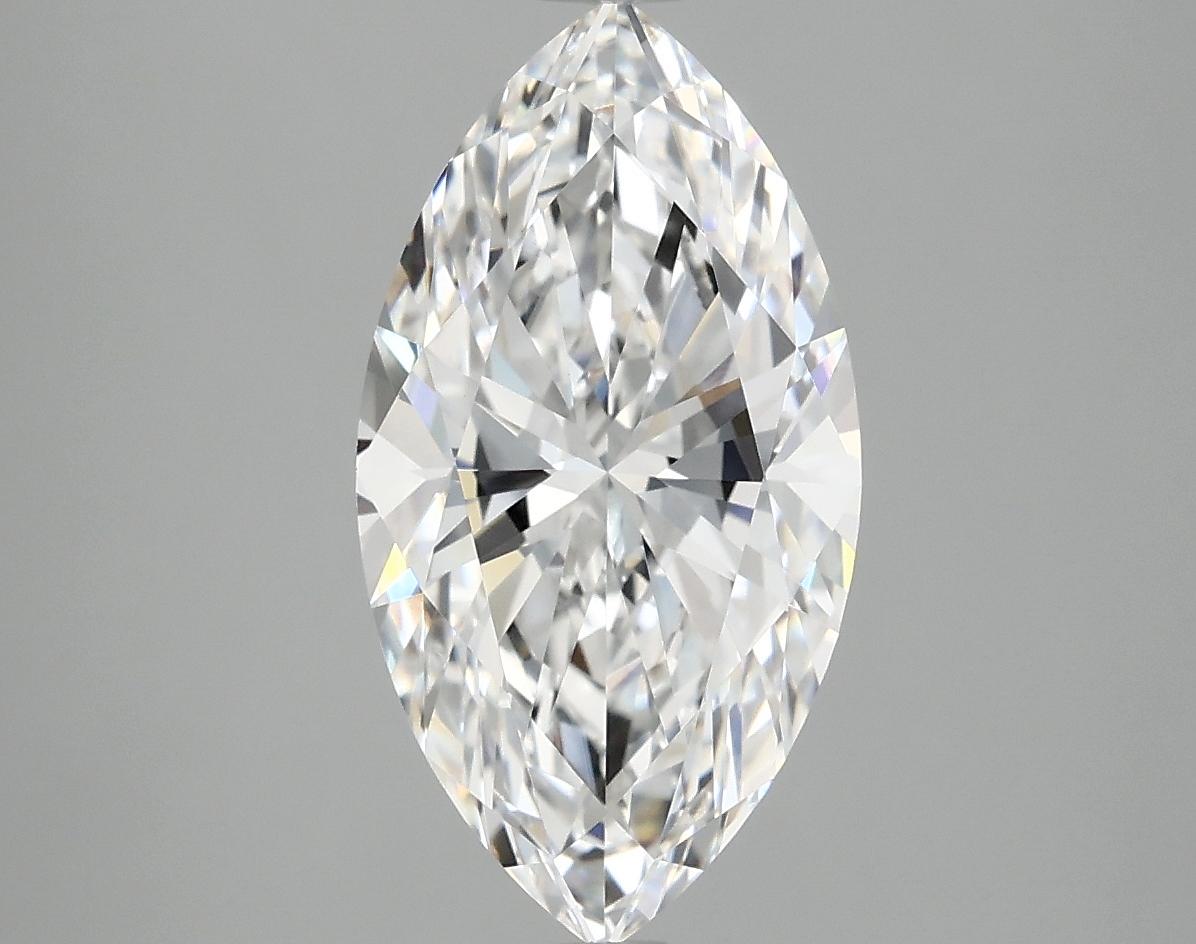 2.99 Carat Marquise Shaped Excellent Cut VVS2 IGI Certified Lab Grown Diamond