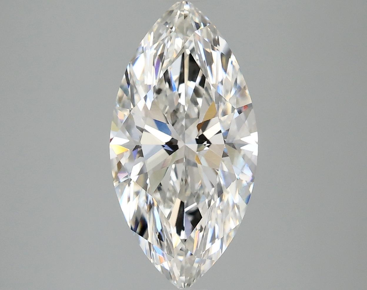 3.03 Carat Marquise Shaped Ideal Cut VVS2 IGI Certified Lab Grown Diamond