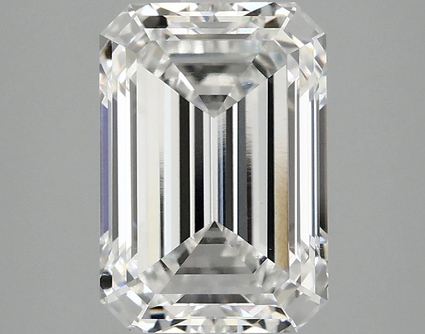 2.84 Carat Emerald Shaped Ideal Cut VVS2 IGI Certified Lab Grown Diamond