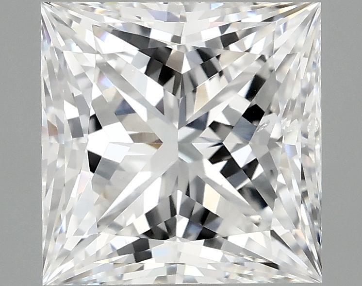 2.07 Carat Princess Shaped Ideal Cut SI1 IGI Certified Lab Grown Diamond