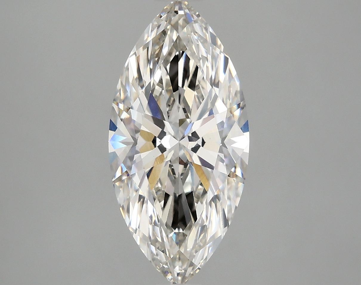 2.56 Carat Marquise Shaped Excellent Cut VVS2 IGI Certified Lab Grown Diamond