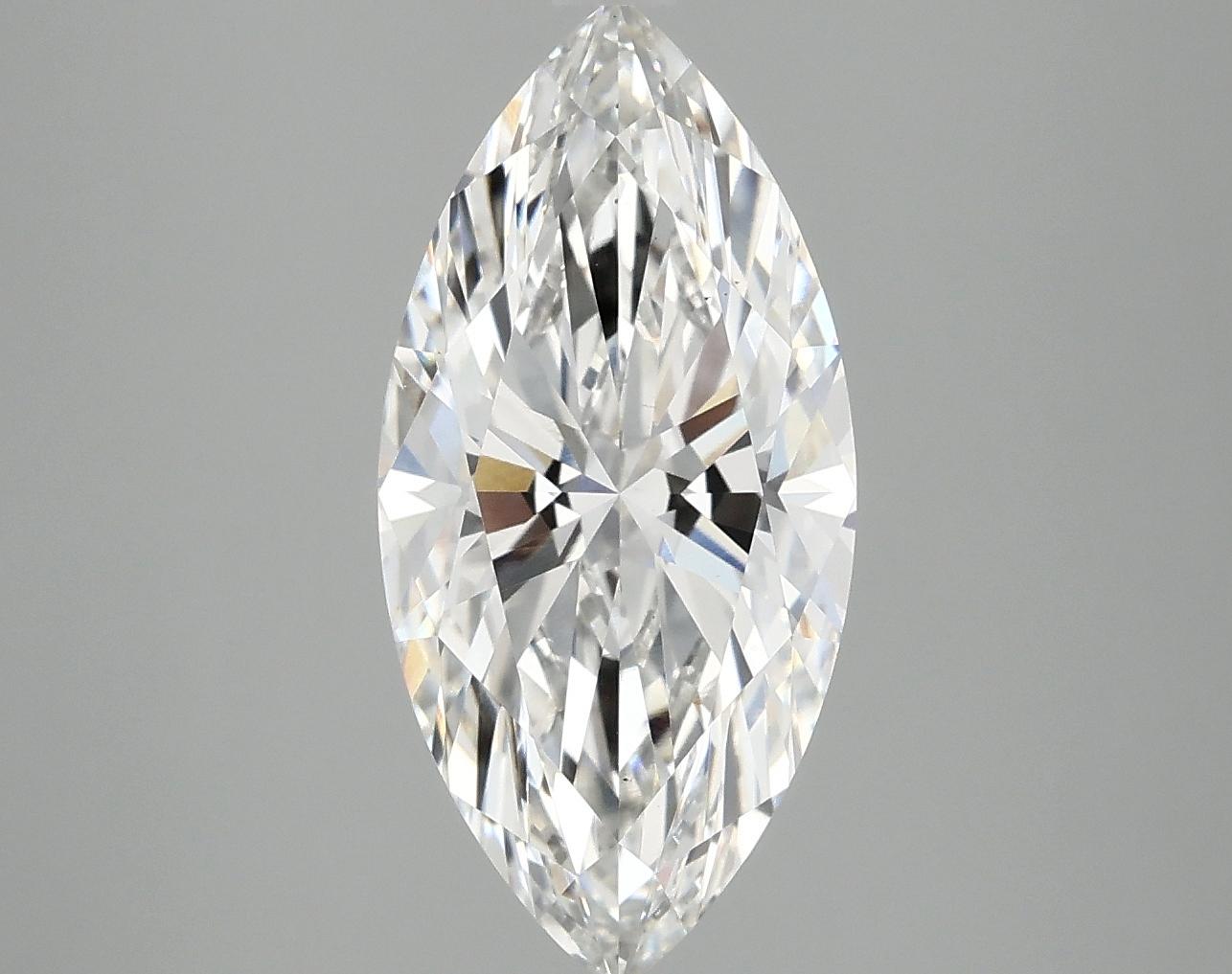3.08 Carat Marquise Shaped Excellent Cut VS1 IGI Certified Lab Grown Diamond