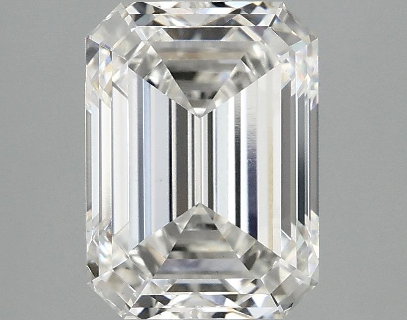 3.02 Carat Emerald Shaped Excellent Cut VVS2 IGI Certified Lab Grown Diamond