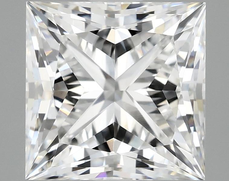 2.07 Carat Princess Shaped Ideal Cut VVS2 IGI Certified Lab Grown Diamond