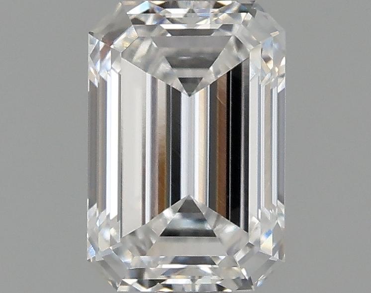 0.97 Carat Emerald Shaped Ideal Cut VVS2 IGI Certified Lab Grown Diamond