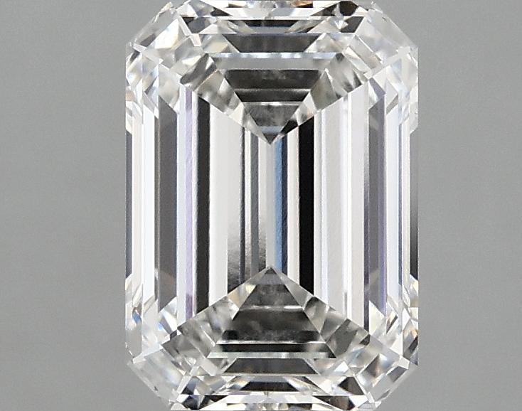 2.1 Carat Emerald Shaped Ideal Cut VVS2 IGI Certified Lab Grown Diamond