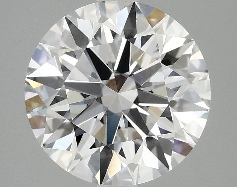 3.07 Carat Round Shaped Excellent Cut VVS2 IGI Certified Lab Grown Diamond