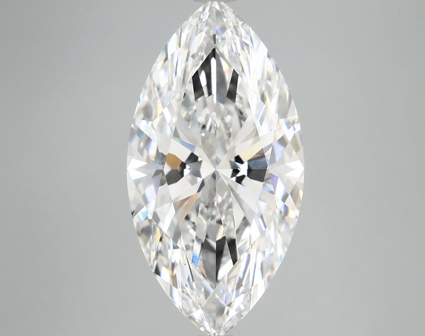 5.09 Carat Marquise Shaped Ideal Cut VS2 IGI Certified Lab Grown Diamond