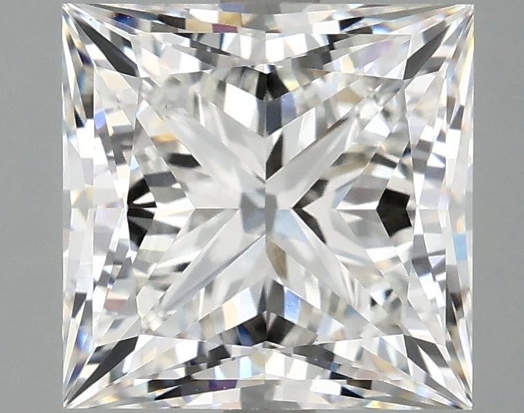 4.14 Carat Princess Shaped Ideal Cut VVS2 IGI Certified Lab Grown Diamond